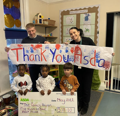 Jubilee party for The Family Haven | Asda Gloucester