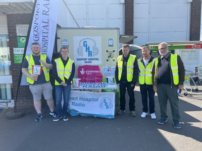 Fundraising for hospital radio  | Asda Gosport
