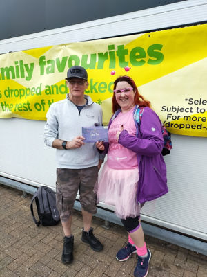 Sponsored walk for Tickled Pink | Asda Clydebank
