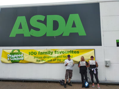 Sponsored walk for Tickled Pink | Asda Clydebank