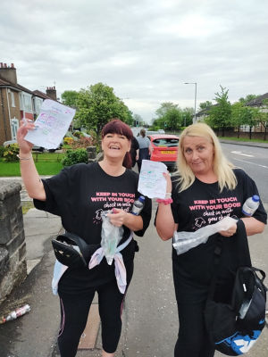 Sponsored walk for Tickled Pink | Asda Clydebank