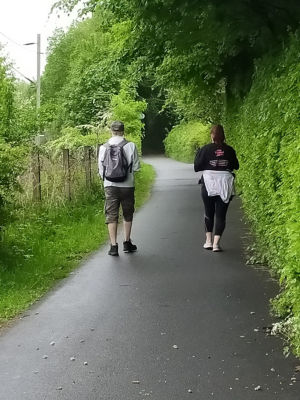 Sponsored walk for Tickled Pink | Asda Clydebank