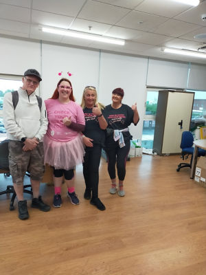 Sponsored walk for Tickled Pink | Asda Clydebank