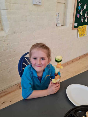 Vegetable tasting and Fruit skewers  | Asda Wheatley