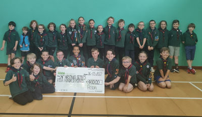 £400 Better Starts grant going to 24th Hastings Scouts 💚 | Asda St Leonards on Sea