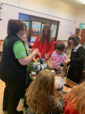 Making cress heads with the kids club | Asda St Leonards