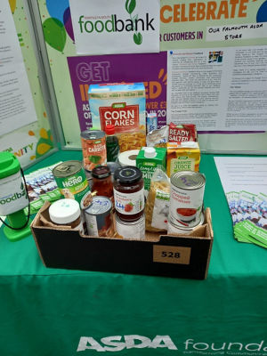 Food drive totals | Asda Falmouth