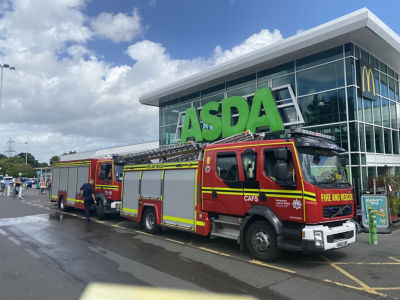 Hampshire and Isle of Wight Fire and Rescue Service.  | Asda Eastleigh
