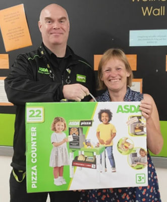 Security section leader buys and donates gifts | Asda St Leonards on Sea