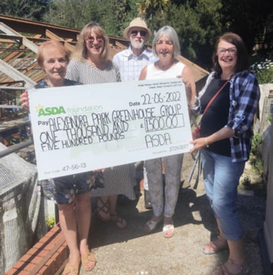 Grant to Alexandra Park Greenhouse group | Asda St Leonards on Sea