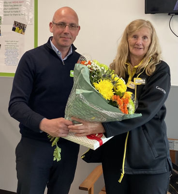 Christine retires after 30 years of service  | Asda Gloucester