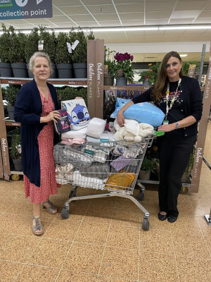 Donations for Ukrainian refugees in Bristol | Asda Longwell Green