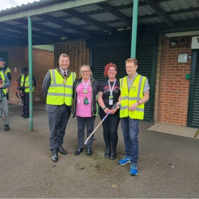 Meeting the mayor | Asda Cape Hill