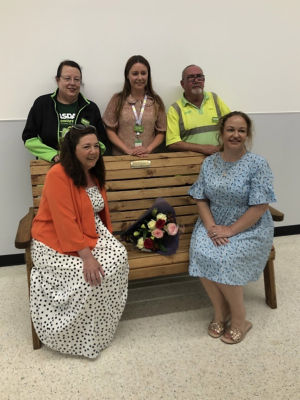 New bench in memory of Shirley | Asda Hartlepool