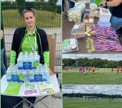Charity football match support | Asda Ellesmere Port