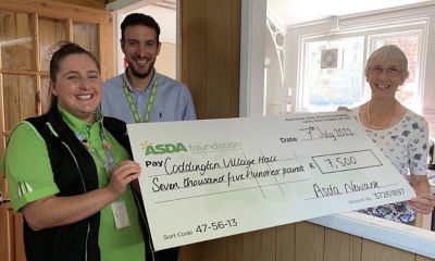 £7,500 Asda Foundation grant for Coddington Village Hall | Asda Newark