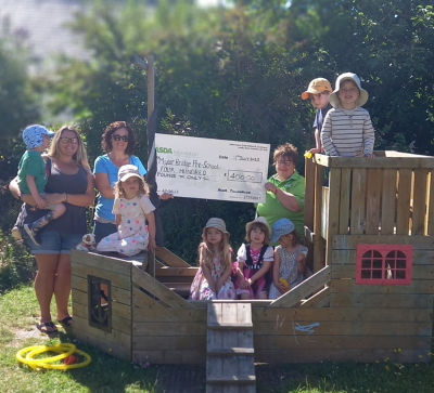 Q1 Cheque presentation  | Asda Falmouth
