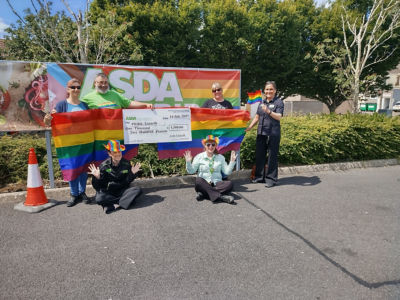 Pride donation | Asda Llanelli Murray Street