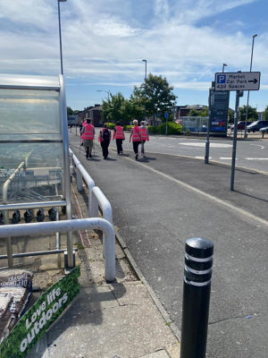 Tickled Pink sponsored walk  | Asda Bury Marketside