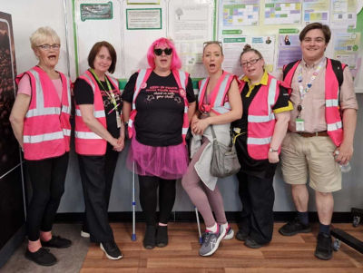 Tickled Pink sponsored walk  | Asda Bury Marketside