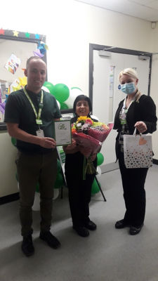 Teresa marks 25 years | Asda Wrexham