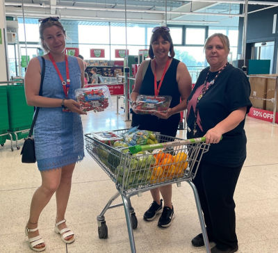 Marlcliffe Primary School donation | Asda Sheffield Chaucer Road