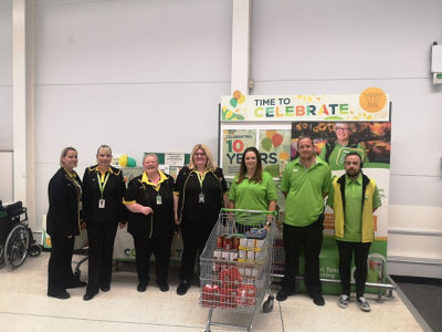 Local food bank donation | Asda Lowestoft