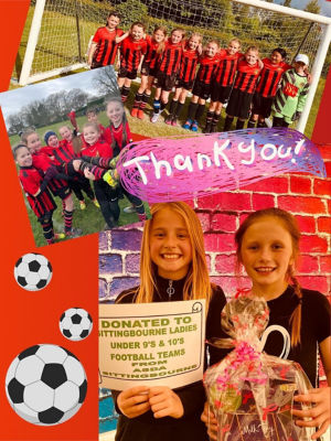Sittingbourne u9’s Ladies Football team | Asda Sittingbourne