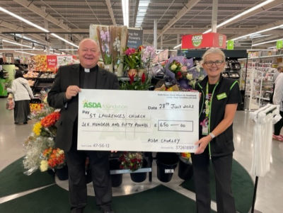 Grant to St Laurence's Church | Asda Chorley
