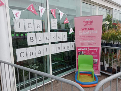 Ice Bucket Challenge for Tickled Pink | Asda Clydebank