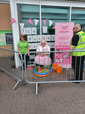Ice Bucket Challenge for Tickled Pink | Asda Clydebank