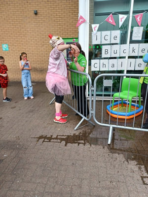 Ice Bucket Challenge for Tickled Pink | Asda Clydebank