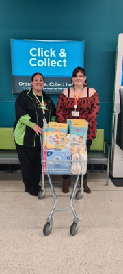 Donation to The Baby Bank HQ! | Asda Romford
