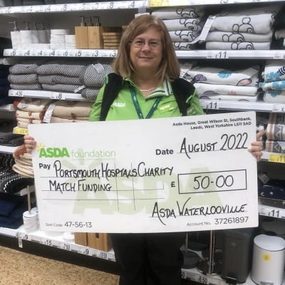 Fundraising for Portsmouth Hospitals Charity | Asda Waterlooville