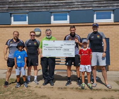 Felinfoel Cricket Club grant | Asda Llanelli Murray Street