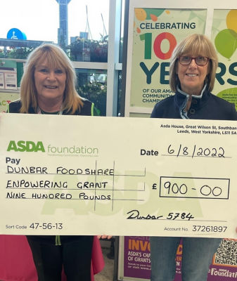 Supporting local good causes | Asda Dunbar