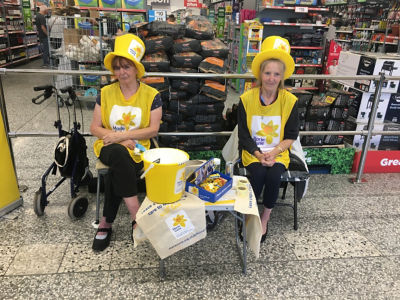 Marie Curie bucket collection | Asda Burton on Trent