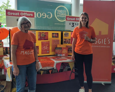 Maggie's came to visit and to raise awareness  | Asda Cheltenham