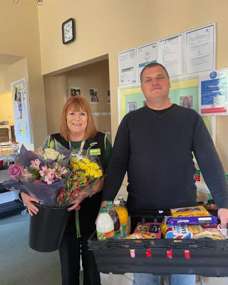 Weekly donations from Asda Dunbar | Asda Dunbar