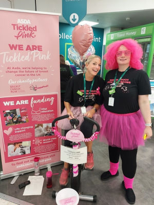 Tickled Pink fundraising challenge  | Asda Colne