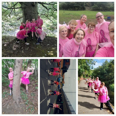 Sponsored walk in aid of Tickled Pink | Asda Livingston