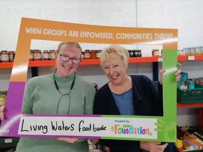 Living Waters Church Storehouse Foodbank received £1,500 grant | Asda Clayton Green