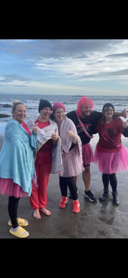 Tickled Pink Dook in the Firth of Forth | Asda Perth