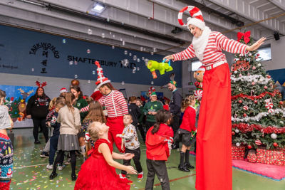Asda Spreading Christmas Cheer treat for Shaftsbury Youth Club with Asda Arrowe Park