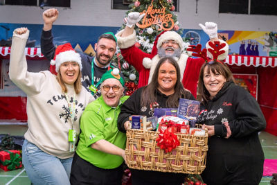 Asda Spreading Christmas Cheer treat for Shaftsbury Youth Club with Asda Arrowe Park