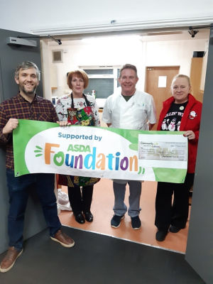 £2000 cheque for Who Let The Dads Out  | Asda Swinton