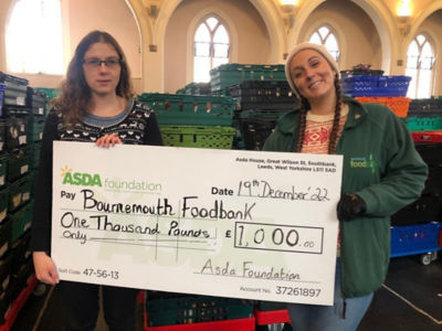 Cost of Living grant for Bournemouth Foodbank  | Asda Bournemouth