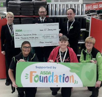 Foundation grant to Salvation Army | Asda Wrexham