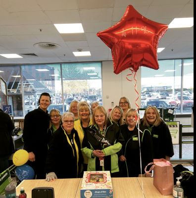 Anita retires after 26 years with Asda | Asda Ashton