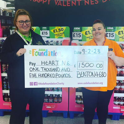 Double celebration for Heart NE | Asda Benton